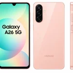 گوشی موبایل Samsung مدل Galaxy A26 5G (RAM 6) ظرفیت 128GB - صورتی هلویی (ویتنام) ریجستر شده