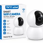 دوربین مداربسته تحت شبکه تسکو TSCO TC 72 مدل Smart WiFi Camera، Full HD 1080P، دید در شب، تشخیص حرکت، مکالمه دوطرفه